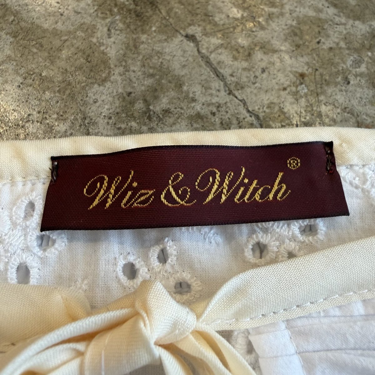 画像11: 【Wiz&Witch】"WANDERER" LACE MIX WRAP SKIRT / FREE (11)