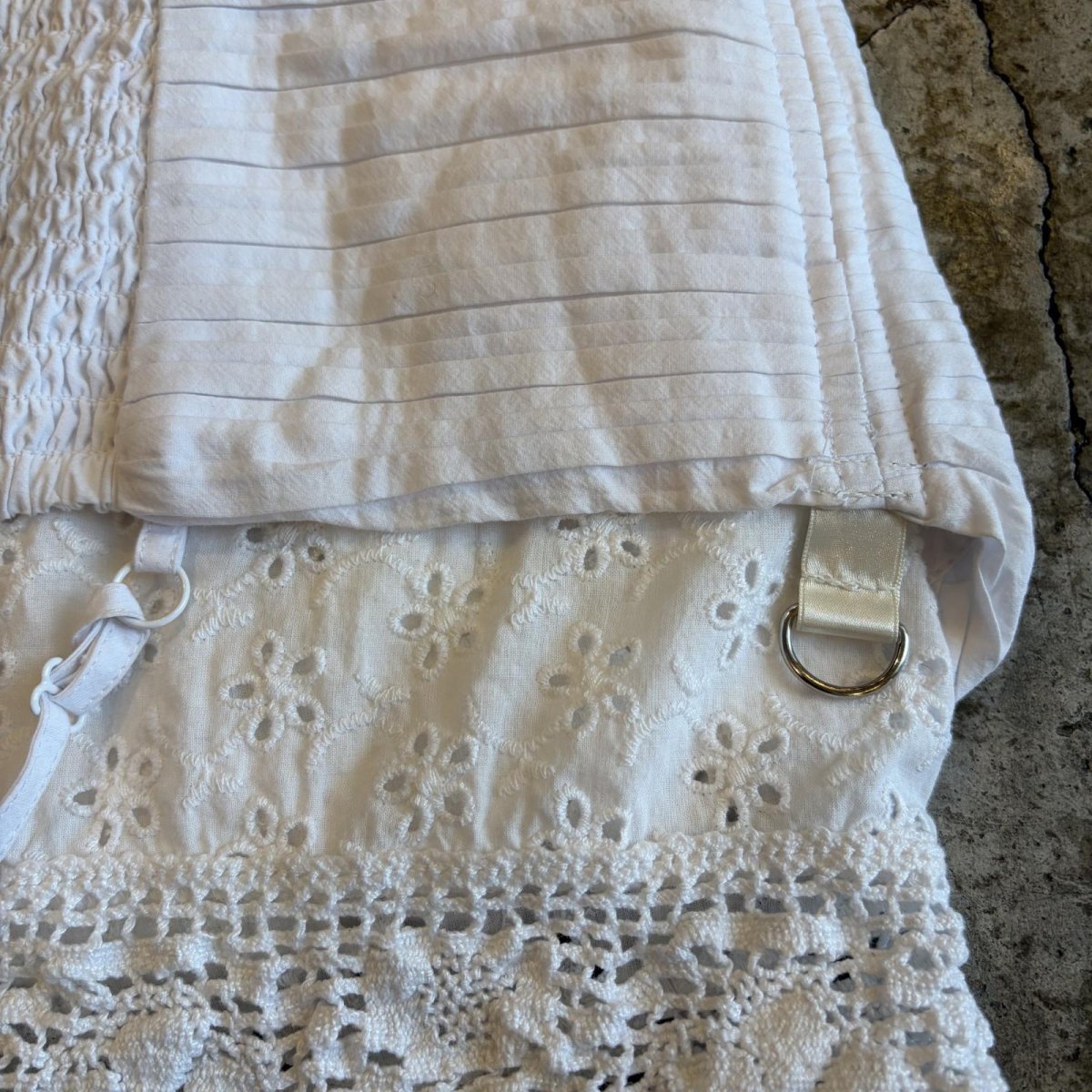 画像8: 【Wiz&Witch】"WANDERER" LACE MIX WRAP SKIRT / FREE (8)