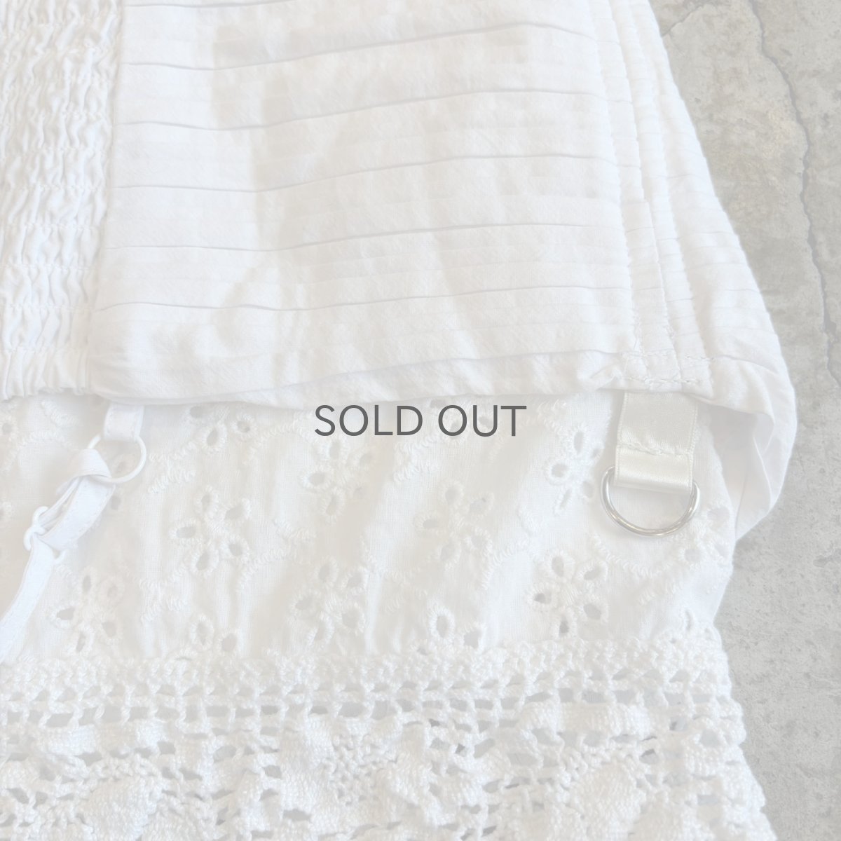 画像8: 【Wiz&Witch】"WANDERER" LACE MIX WRAP SKIRT / FREE (8)