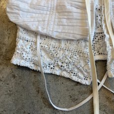 画像4: 【Wiz&Witch】"WANDERER" LACE MIX WRAP SKIRT / FREE (4)