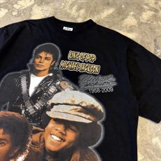 画像4: "MICHAEL JACKSON" FRONT PRINTED S/S TEE / Mens XL (4)