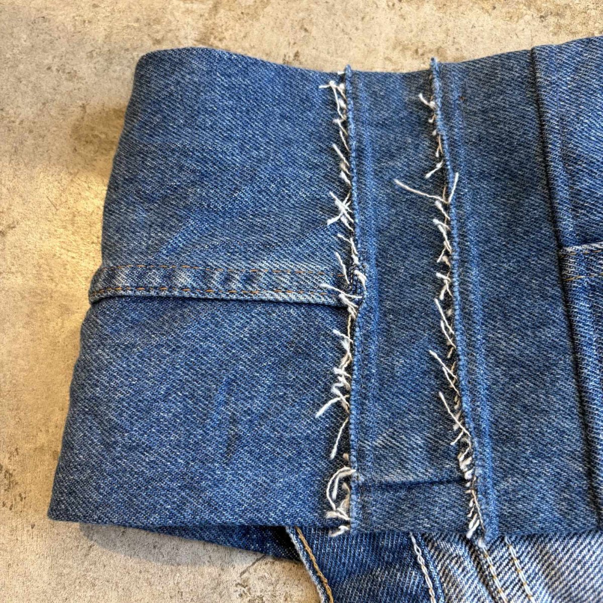 画像10: 【Wiz&Witch】"WEIRD" PATCHWORK DENIM WRAP CORSET / OS (10)