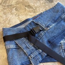 画像3: 【Wiz&Witch】"WEIRD" PATCHWORK DENIM WRAP CORSET / OS (3)