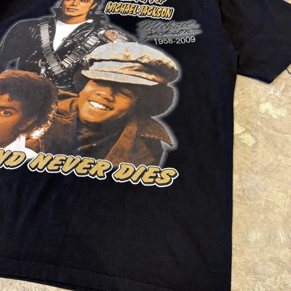 画像6: "MICHAEL JACKSON" FRONT PRINTED S/S TEE / Mens XL (6)