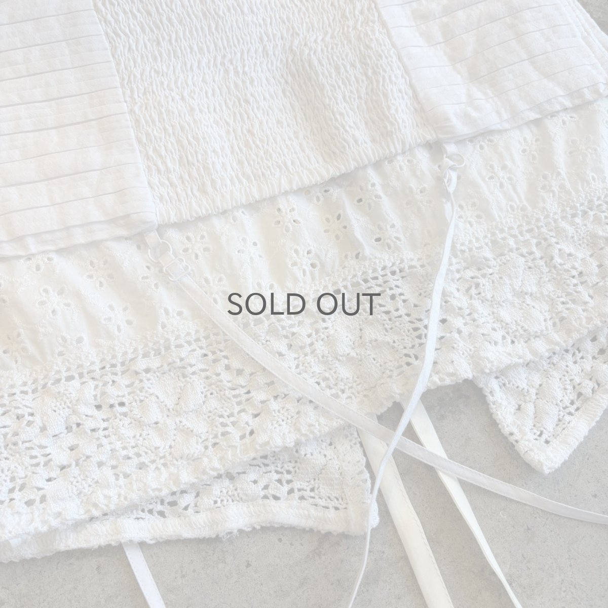 画像6: 【Wiz&Witch】"WANDERER" LACE MIX WRAP SKIRT / FREE (6)
