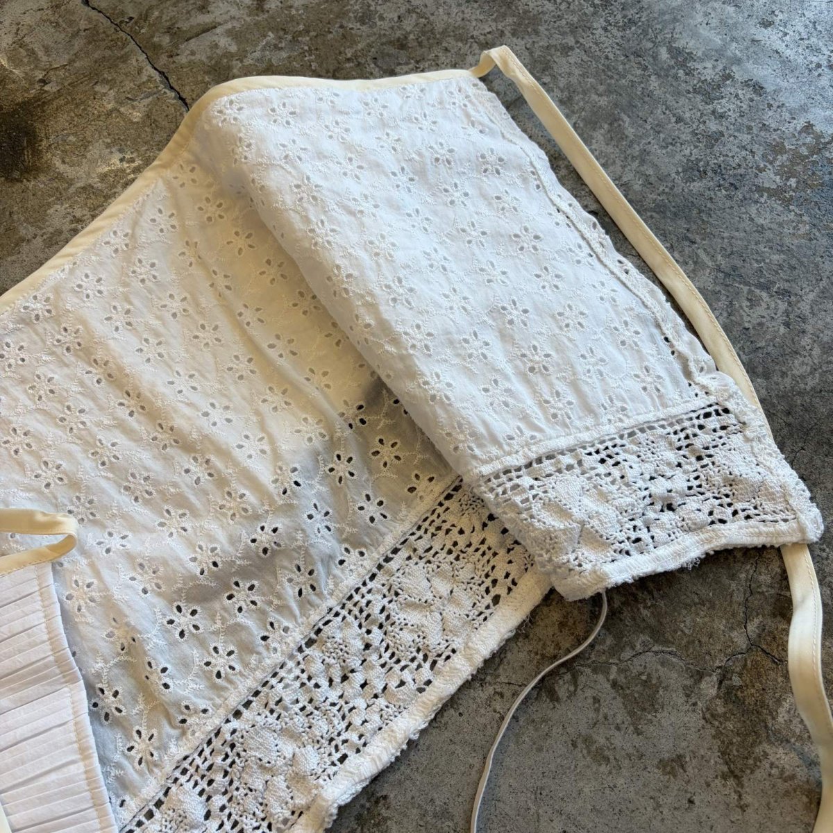 画像7: 【Wiz&Witch】"WANDERER" LACE MIX WRAP SKIRT / FREE (7)