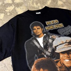 画像3: "MICHAEL JACKSON" FRONT PRINTED S/S TEE / Mens XL (3)