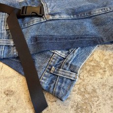 画像4: 【Wiz&Witch】"WEIRD" PATCHWORK DENIM WRAP CORSET / OS (4)