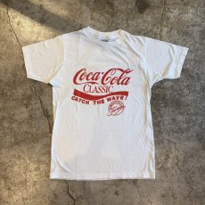 画像1: 80's【COCA COLA】FRONT PRINTED COMPANY S/S TEE / Ladies M / MADE IN USA (1)