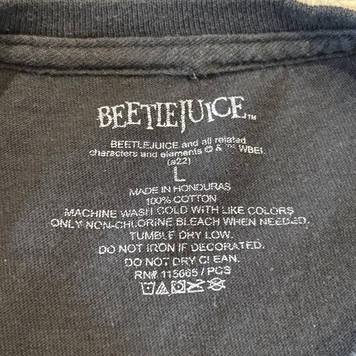 画像10: "BEETLEJUICE" BOTH SIDE PRINTED S/S TEE / Mens L (10)