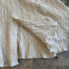 画像10: IVORY COLOR EMBOSS PATTERN DESIGN MERMAID LONG SKIRT / W25~W29 (10)