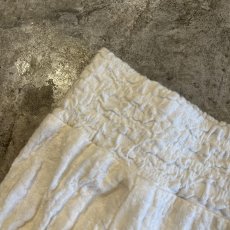 画像8: IVORY COLOR EMBOSS PATTERN DESIGN MERMAID LONG SKIRT / W25~W29 (8)
