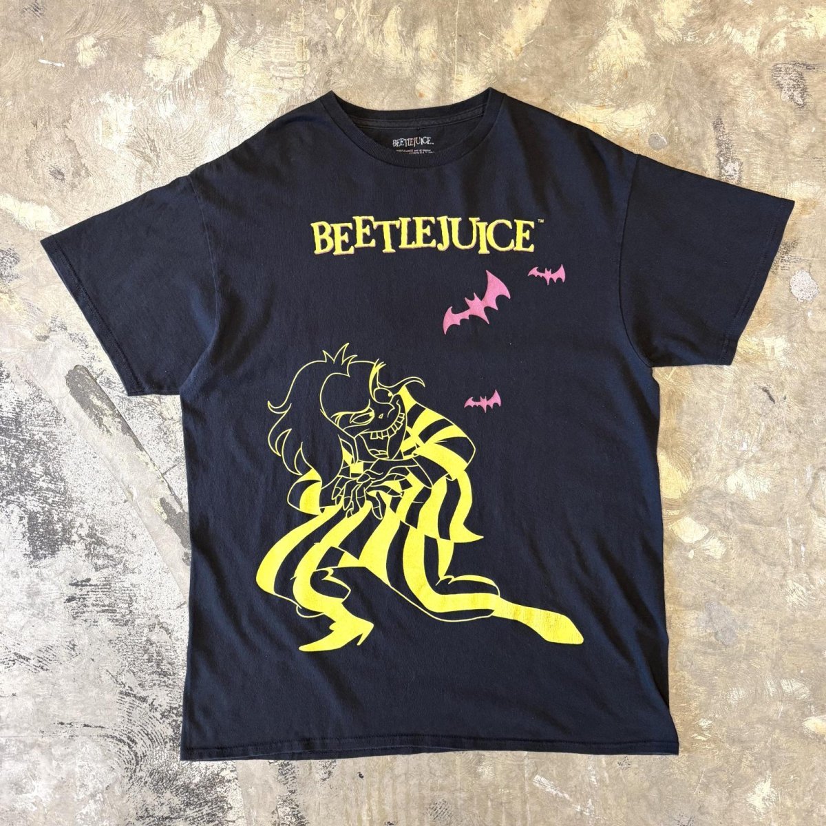 画像1: "BEETLEJUICE" BOTH SIDE PRINTED S/S TEE / Mens L (1)