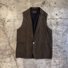 画像1: 【Wiz&Witch】"OUT STITCH" SINGLE TAYLOR VEST / OS (1)