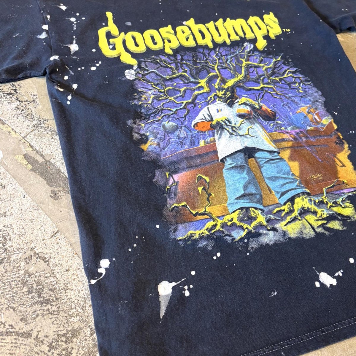 画像5: "GOOSEBUMPS" FRONT PRINTED S/S TEE / Mens S(M) (5)