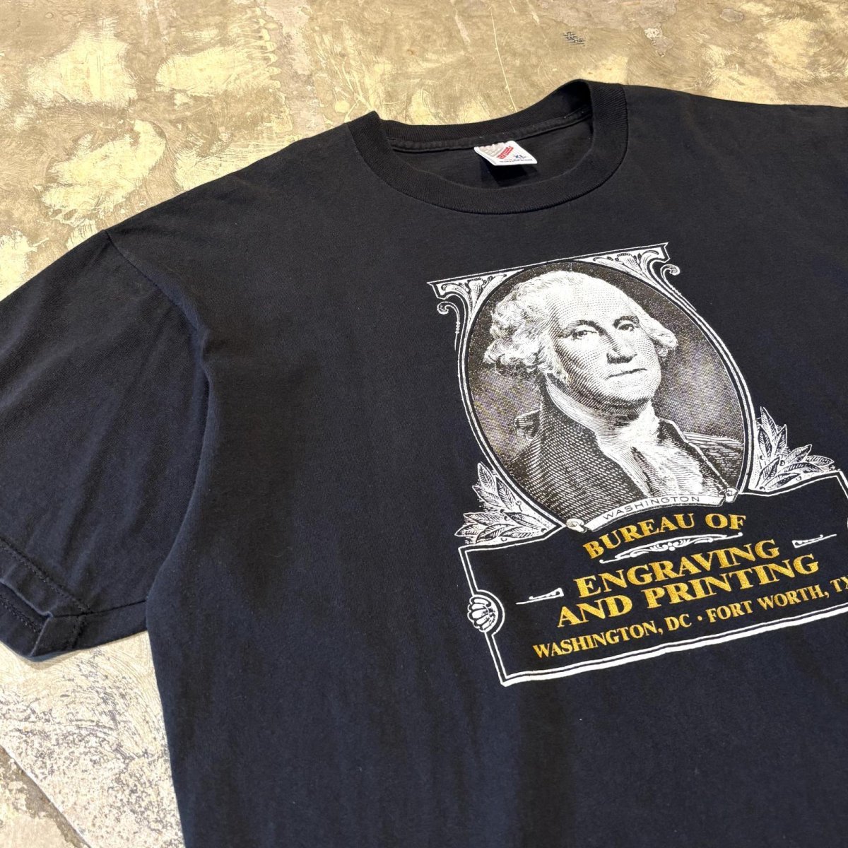 画像3: 90's "GEORGE WASHINGTON" FACE PRINTED S/S TEE / Mens XL / MADE IN USA (3)