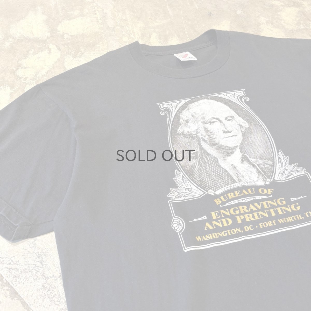 画像3: 90's "GEORGE WASHINGTON" FACE PRINTED S/S TEE / Mens XL / MADE IN USA (3)