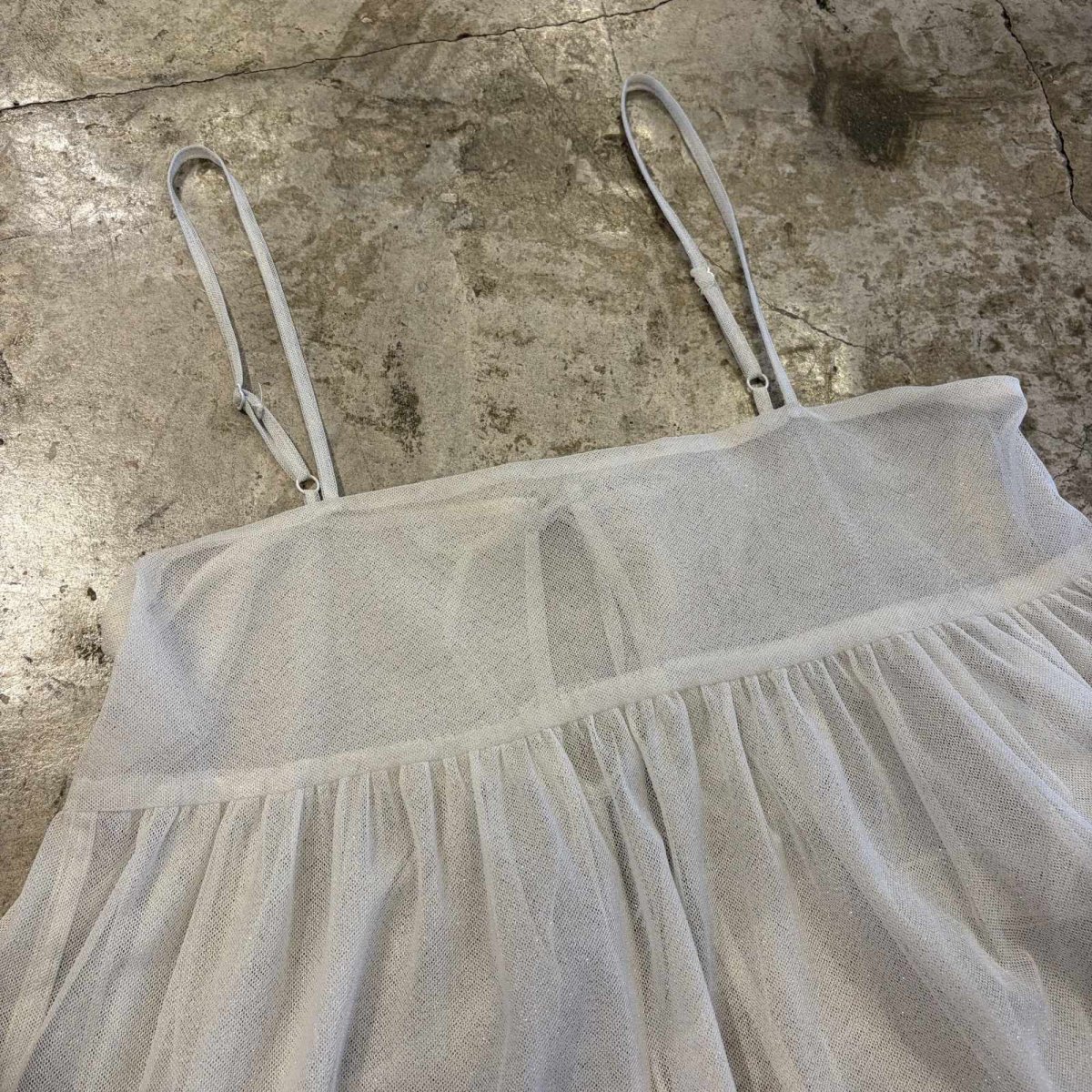 画像9: FRONT RIBBON DESIGN TULLE CAMISOLE / Ladies M (9)