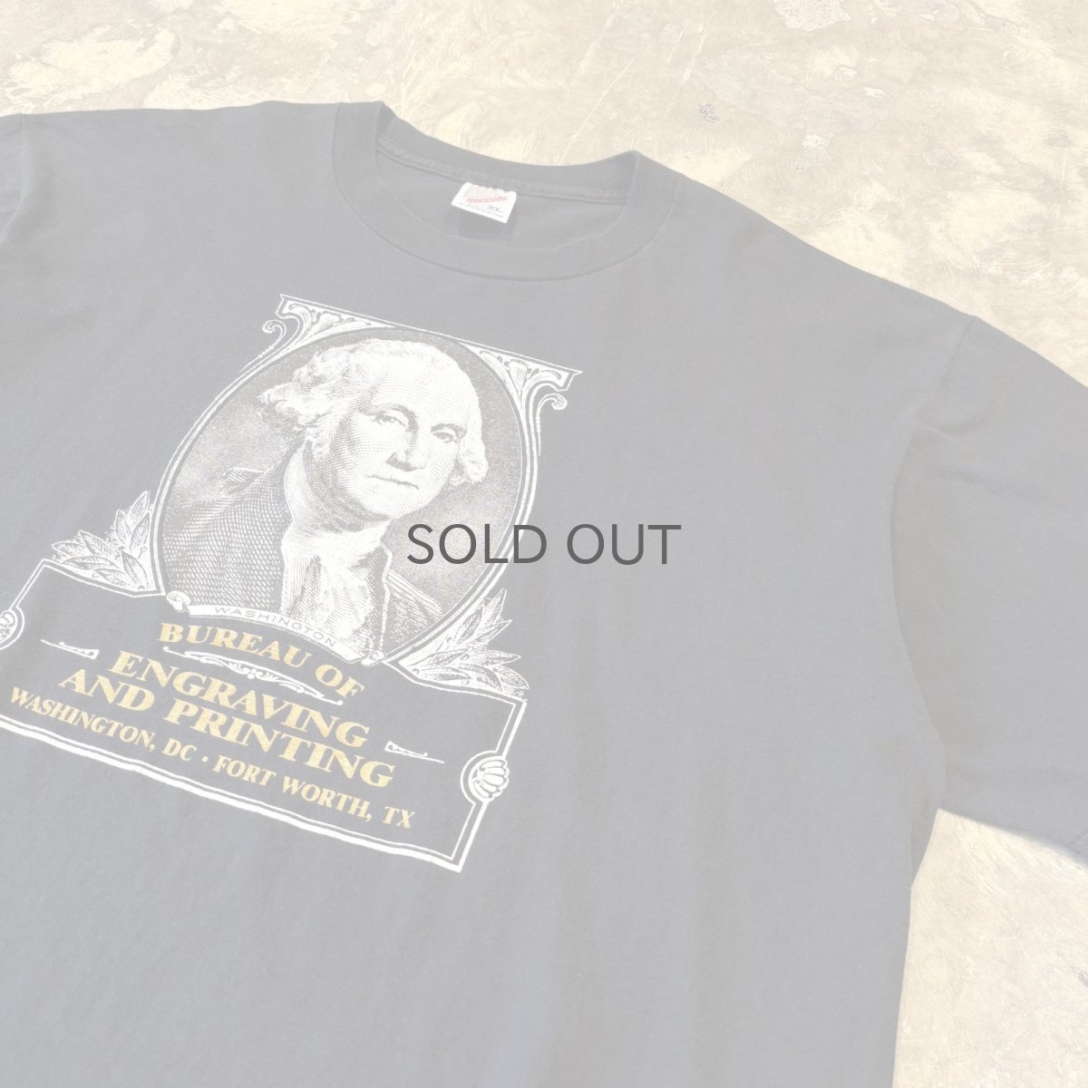 画像4: 90's "GEORGE WASHINGTON" FACE PRINTED S/S TEE / Mens XL / MADE IN USA (4)