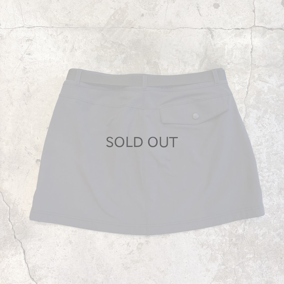 画像2: SPORTY BELT MINI DESIGN SKIRT / FREE~W31 (2)