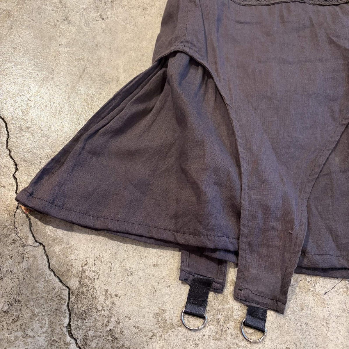 画像10: 【Wiz&Witch】"UNITED" MIX WRAP SKIRT / FREE (10)