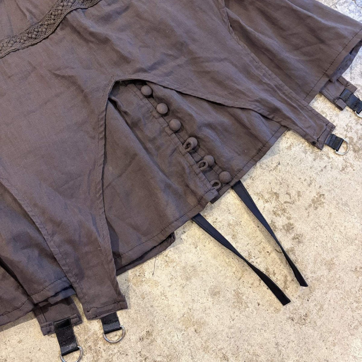 画像9: 【Wiz&Witch】"UNITED" MIX WRAP SKIRT / FREE (9)
