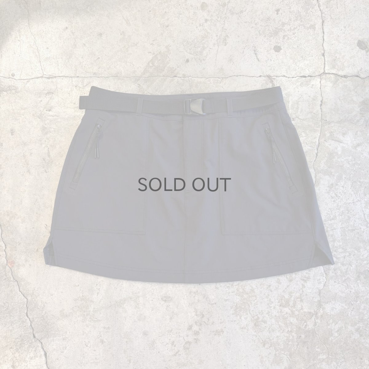 画像1: SPORTY BELT MINI DESIGN SKIRT / FREE~W31 (1)