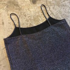 画像9: ALL OVER GLITTER DESIGN CAMISOLE / Ladies L (9)