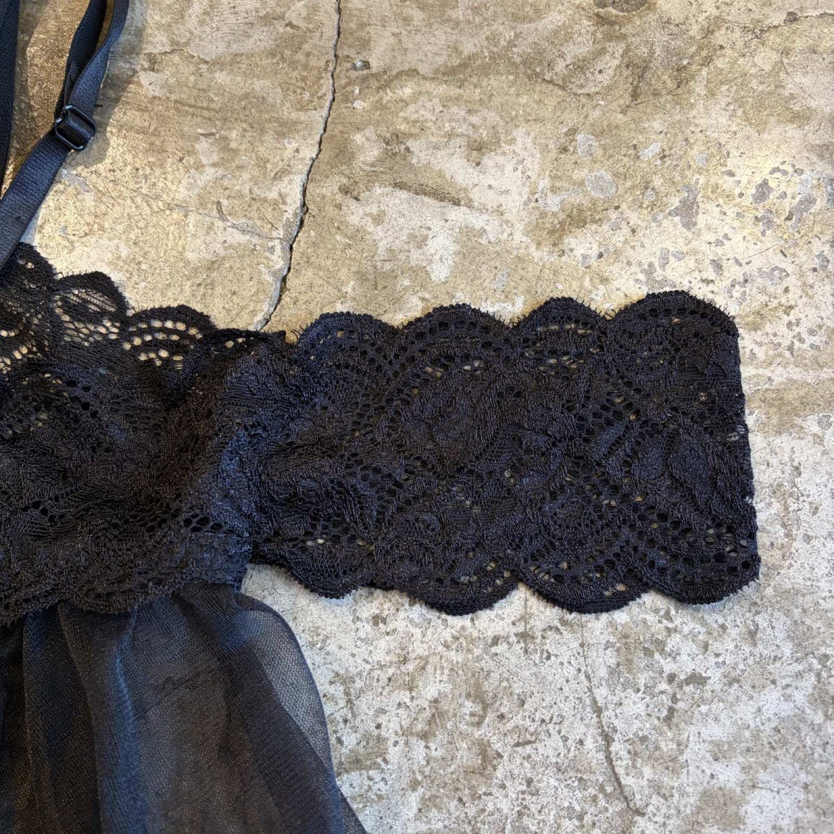 画像6: 2WAY LACE FRONT HOOK RIBBON DESIGN LINGERIE  / Ladies M (6)