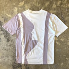画像2: BICOLOR FACE SHAPE SWITCHED S/S TEE / Mens XL (2)