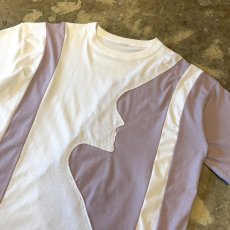 画像4: BICOLOR FACE SHAPE SWITCHED S/S TEE / Mens XL (4)