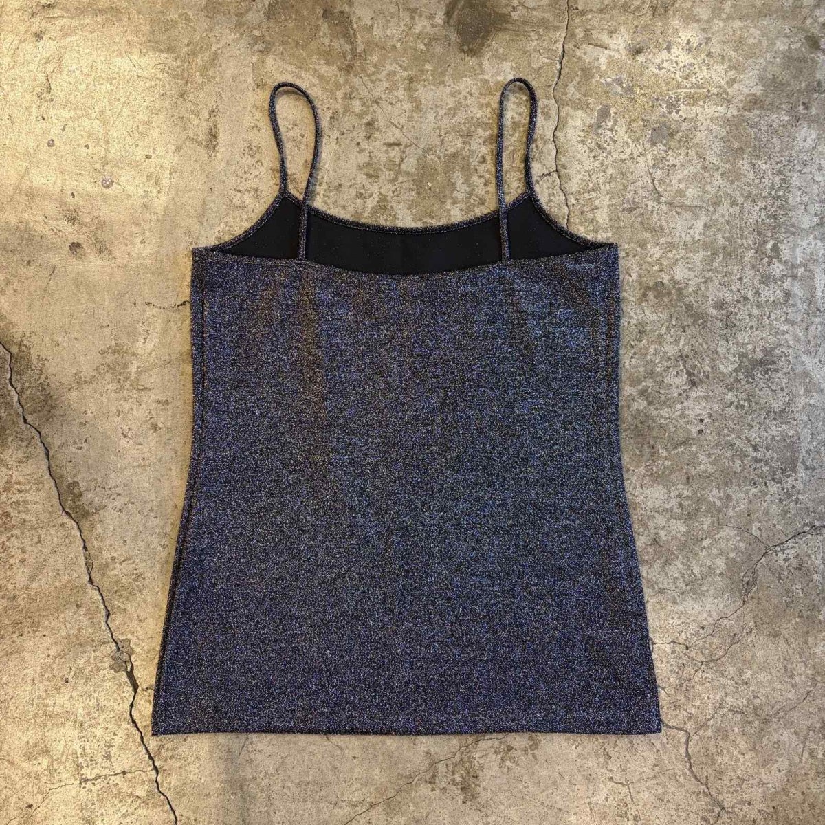 画像2: ALL OVER GLITTER DESIGN CAMISOLE / Ladies L (2)