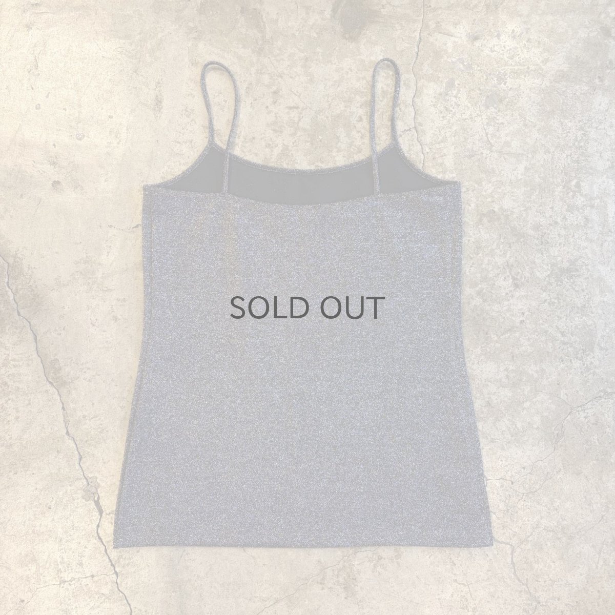 画像2: ALL OVER GLITTER DESIGN CAMISOLE / Ladies L (2)