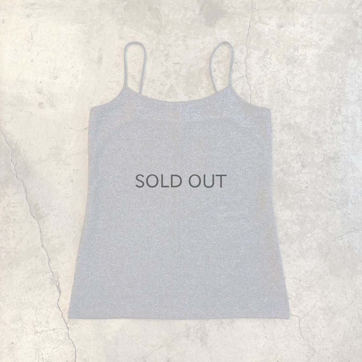 画像1: ALL OVER GLITTER DESIGN CAMISOLE / Ladies L (1)
