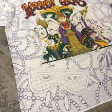 画像5: 80~90's "MARDI GRAS" PRINTED S/S TEE / Mens L / MADE IN USA (5)