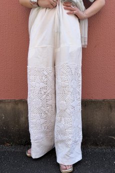 画像15: 【Wiz&Witch】"UNITED" EURO COTTON LINEN KNEE PANTS / FREE (15)