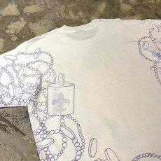 画像9: 80~90's "MARDI GRAS" PRINTED S/S TEE / Mens L / MADE IN USA (9)