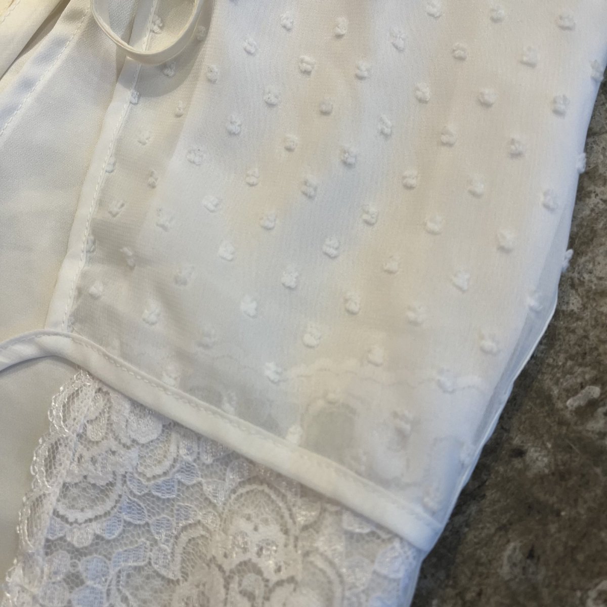 画像5: 【Wiz&Witch】"UNITED" MIX LACE WRAP SKIRT / FREE (5)