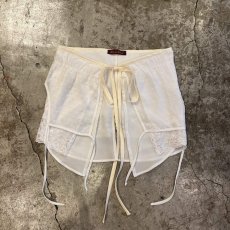 画像1: 【Wiz&Witch】"UNITED" MIX LACE WRAP SKIRT / FREE (1)