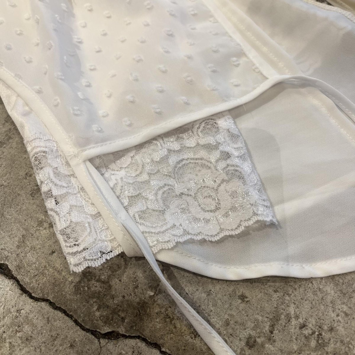 画像3: 【Wiz&Witch】"UNITED" MIX LACE WRAP SKIRT / FREE (3)
