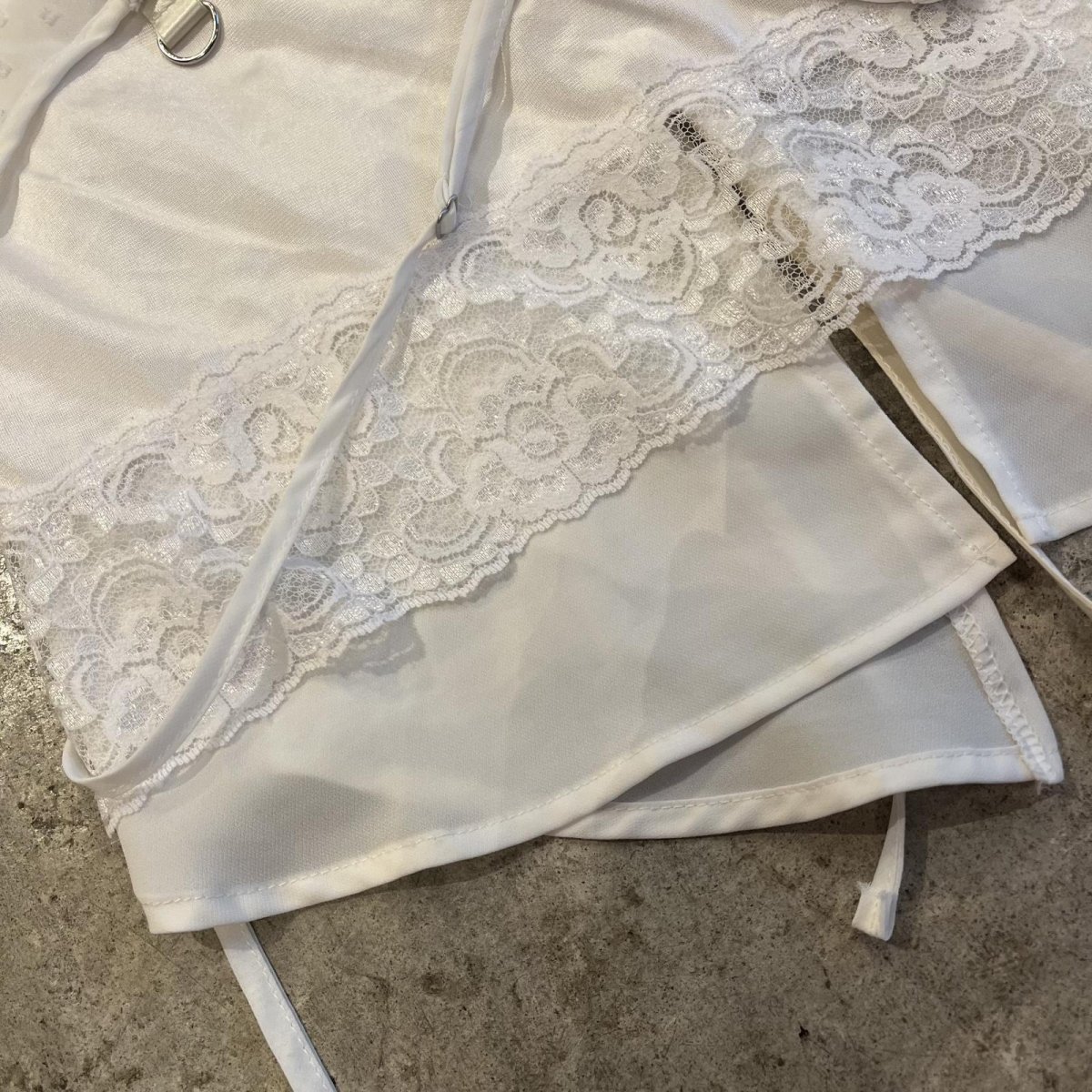 画像9: 【Wiz&Witch】"UNITED" MIX LACE WRAP SKIRT / FREE (9)