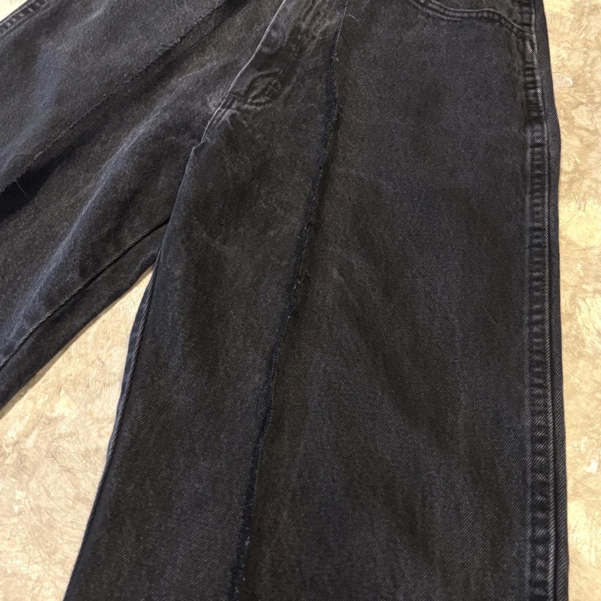 画像4: 【Wiz&Witch】"UNITED" TWINS WIDE DENIM PANTS / W31 (4)