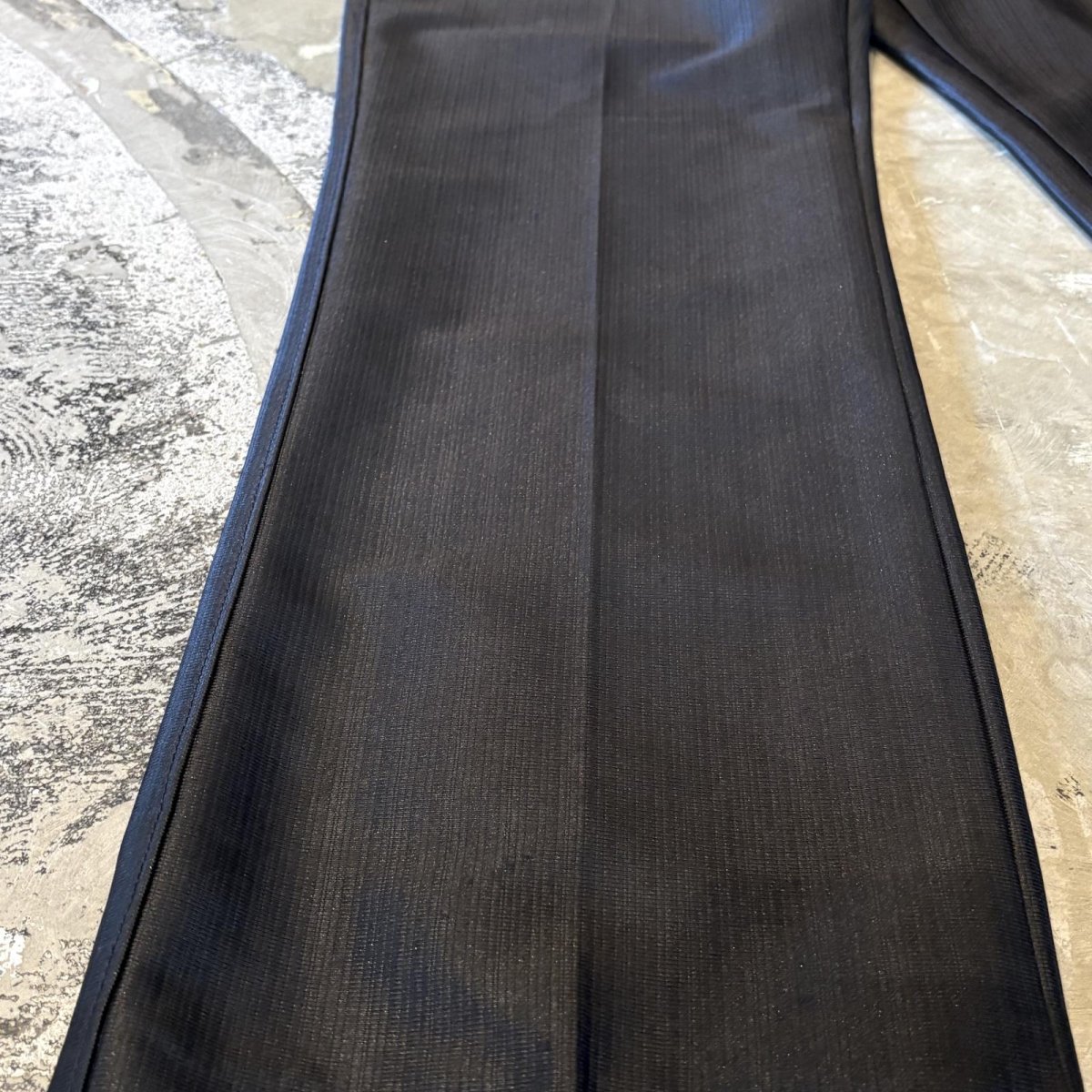 画像7: BLACK COLOR STRAIGHT SILHOUETTE WESTERN SLACKS / W33 / MADE IN USA (7)