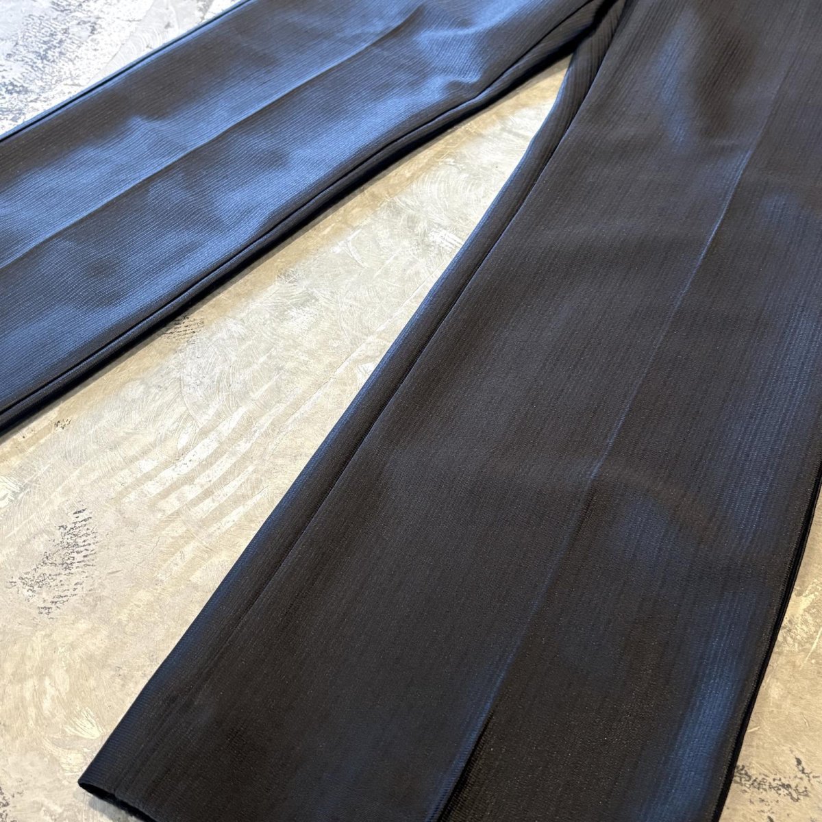 画像6: BLACK COLOR STRAIGHT SILHOUETTE WESTERN SLACKS / W33 / MADE IN USA (6)