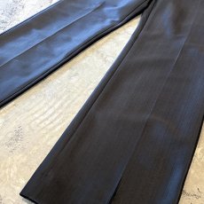 画像6: BLACK COLOR STRAIGHT SILHOUETTE WESTERN SLACKS / W33 / MADE IN USA (6)