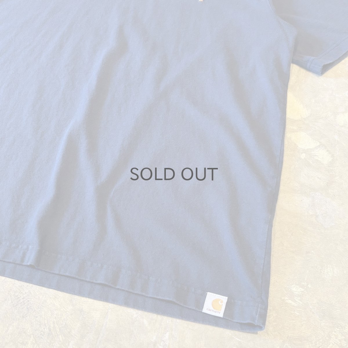 画像6: 【CARHARTT】LOGO EMBROIDERY NAVY S/S TEE / Mens L (6)