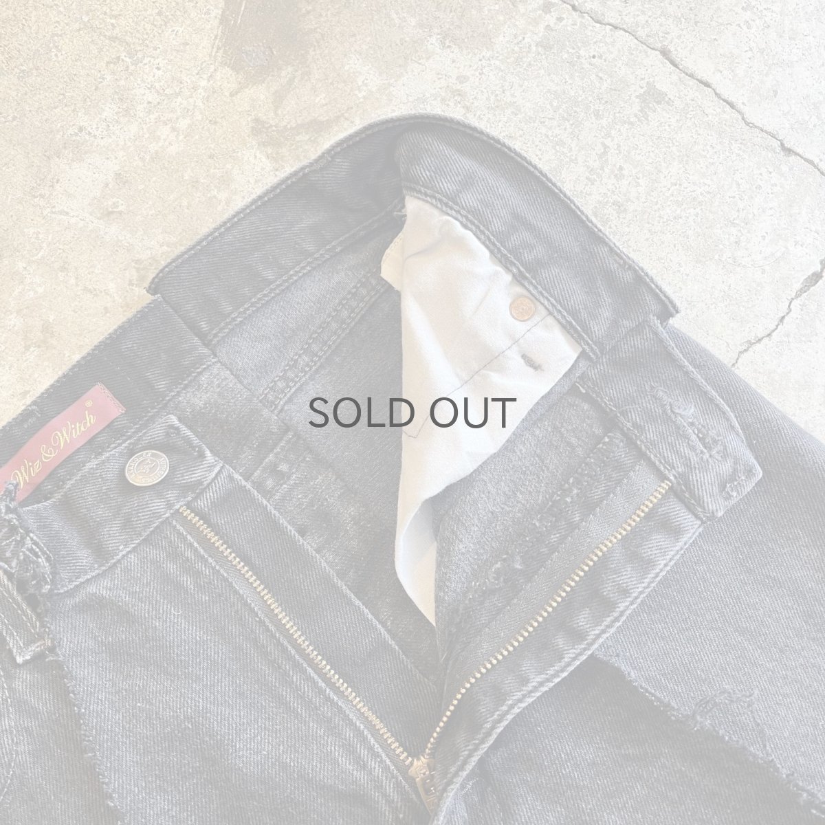 画像8: 【Wiz&Witch】 "TWINS" WIDE DENIM PANTS / W29 (8)