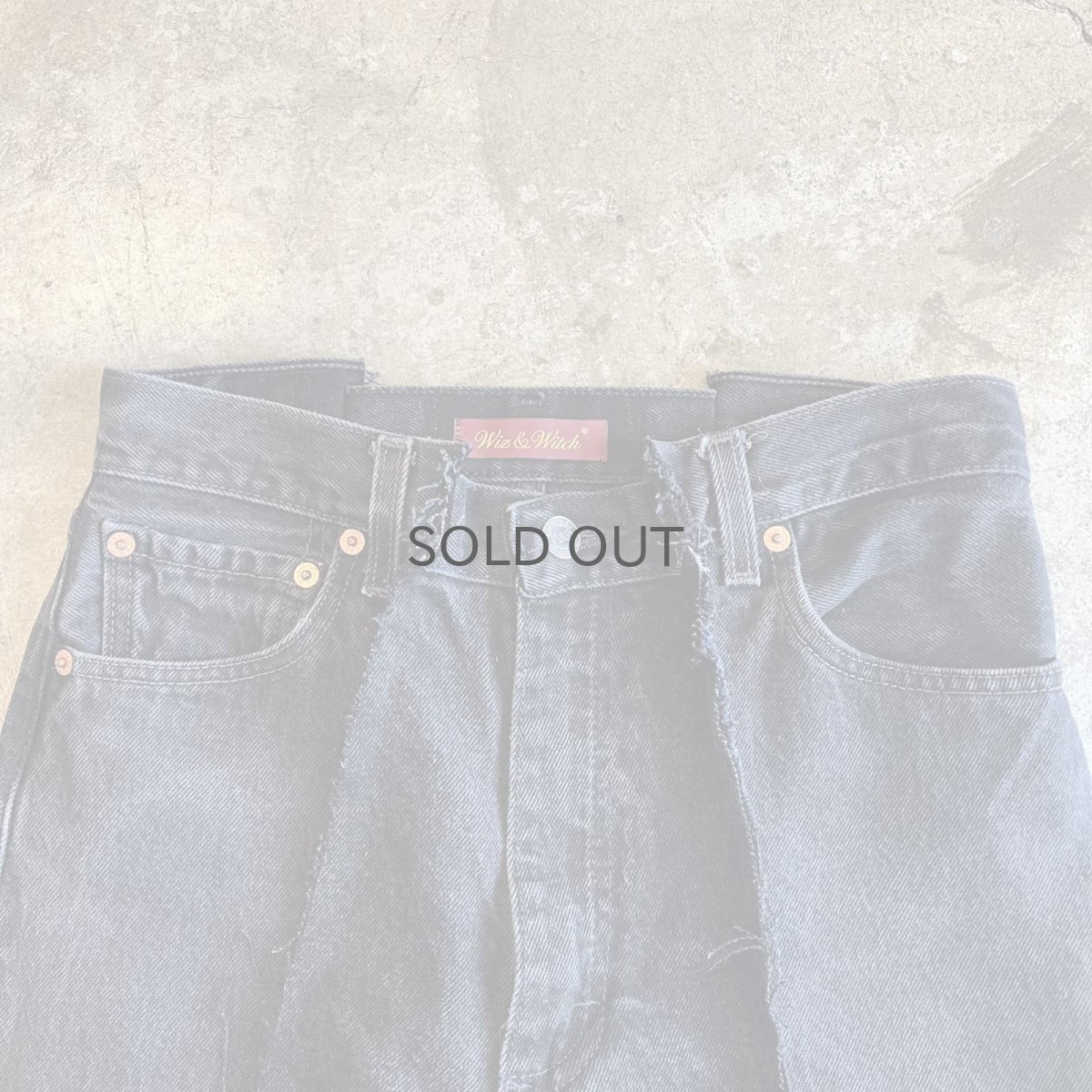 画像6: 【Wiz&Witch】 "TWINS" WIDE DENIM PANTS / W29 (6)