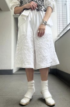 画像10: 【Wiz&Witch】"UNITED" EURO COTTON LINEN KNEE LACE SHORT PANTS / FREE~W34 (10)