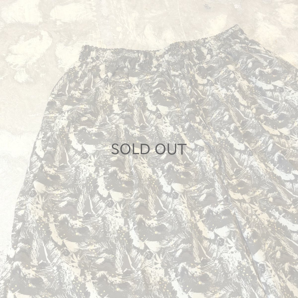 画像3: ALL OVER PATTERN WIDE SILHOUETTE SHORTS / ~W36 (3)